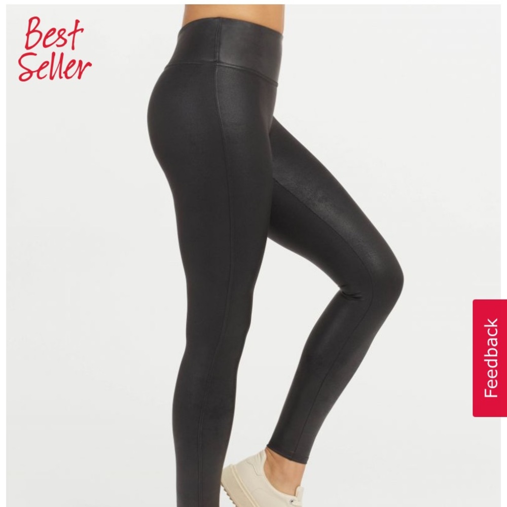 Spanx Faux Leather Leggings